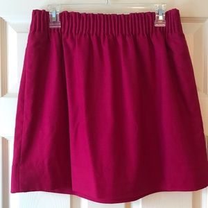 EUC J Crew Sidewalk Skirt Fuchsia